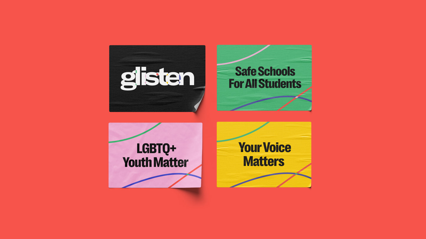 Glisten Sticker 4-Pack