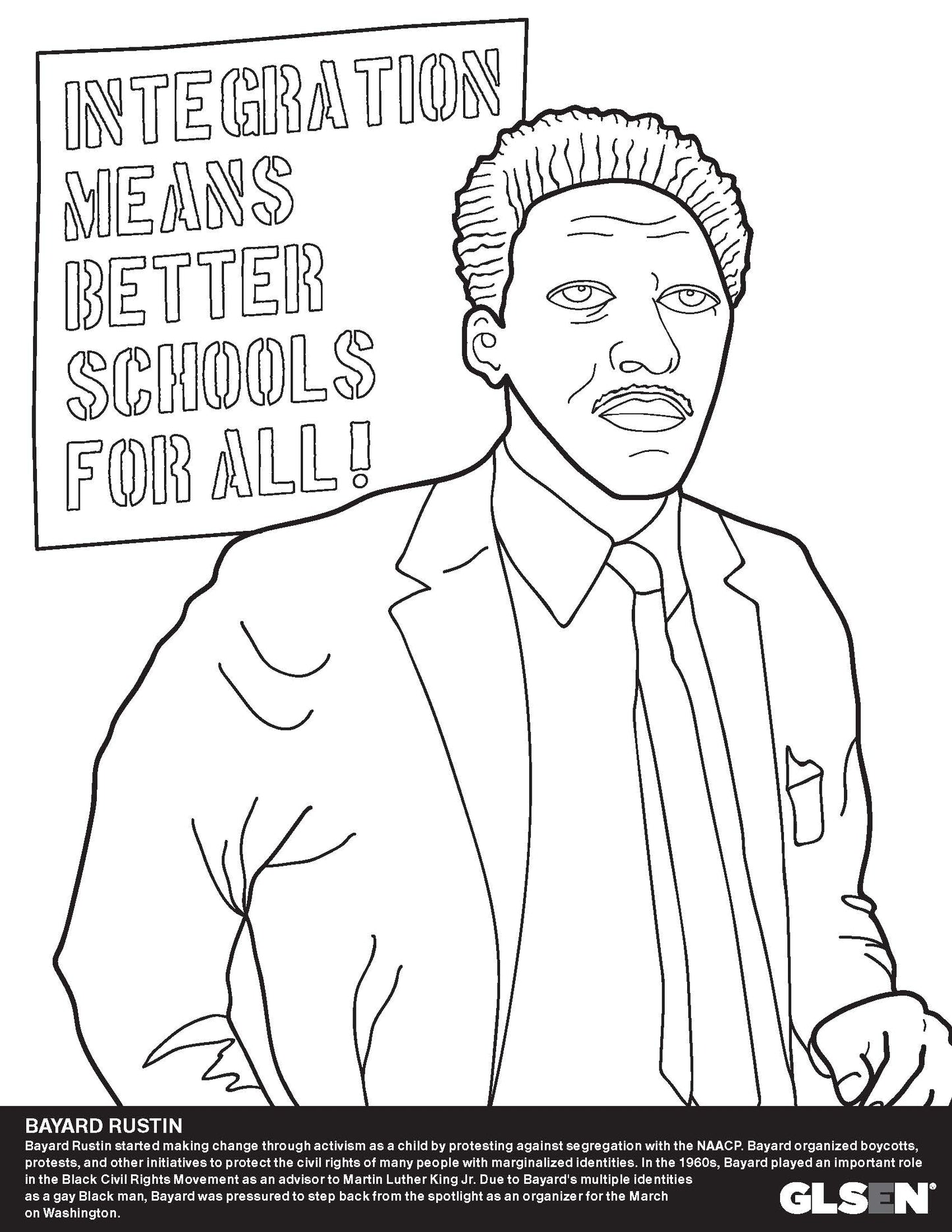 LGBTQ History Coloring Book (Pack of 5)