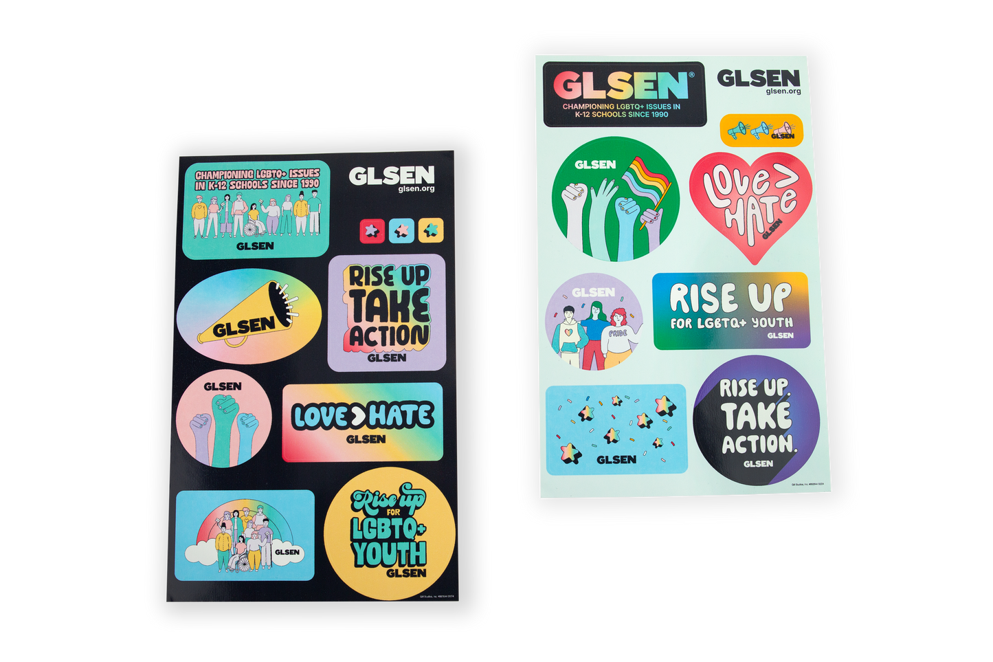 GLSEN Sticker Sheets (pack of 4)
