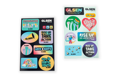GLSEN Sticker Sheets (pack of 4)