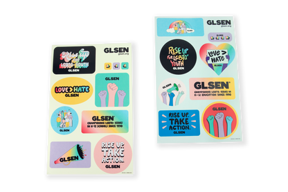 GLSEN Sticker Sheets (pack of 4)